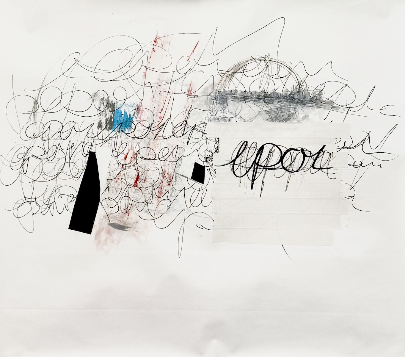 “epoi”
Veronika Wenger 2025
80 x 100 cm, pencil, marker, tape on paper