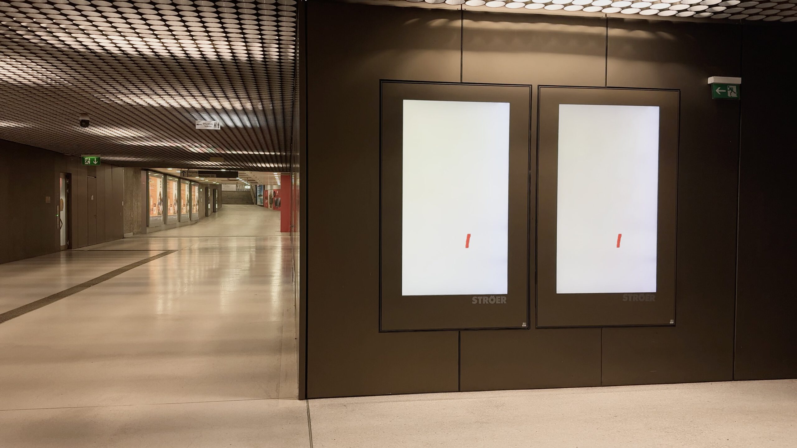 For Claude, Veronika Wenger, 2025Stachus Passagen Munich. Photo: rhythmsection.de