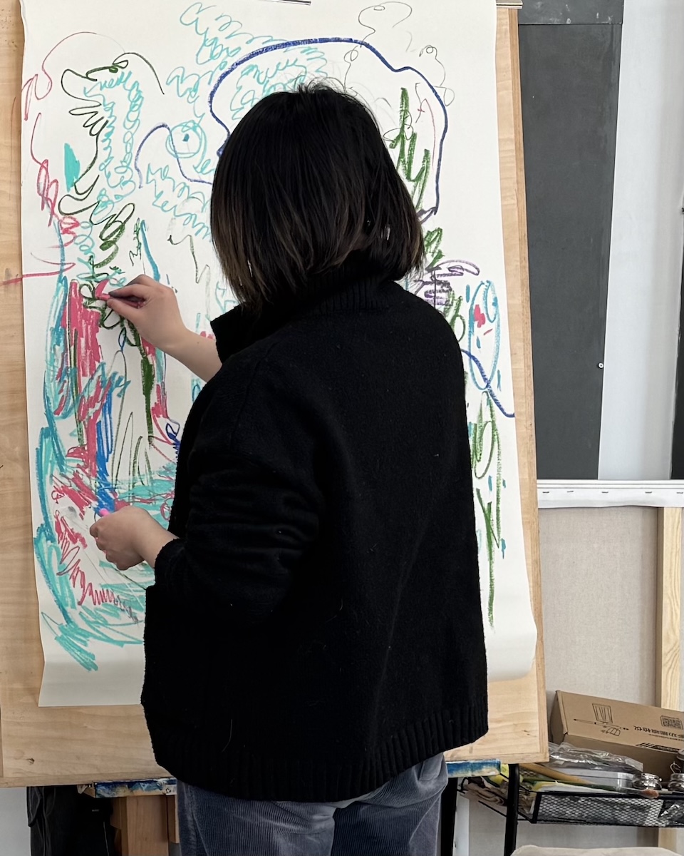 DISEGNO by Veronika WengerInternational Studio Course of Experimental Painting Department Hubei Institute of Fine Arts, Wuhan