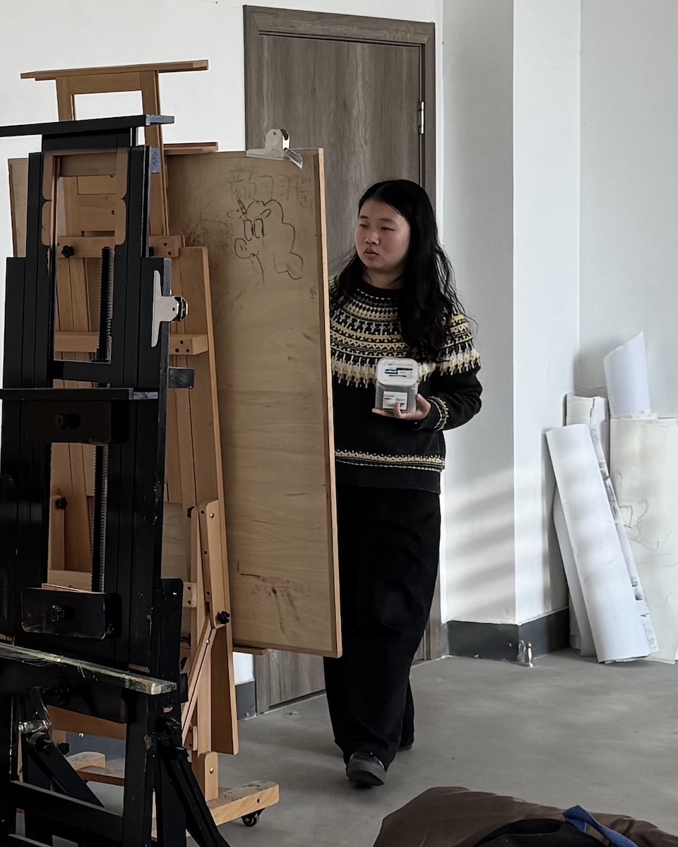 DISEGNO by Veronika WengerInternational Studio Course of Experimental Painting Department Hubei Institute of Fine Arts, Wuhan