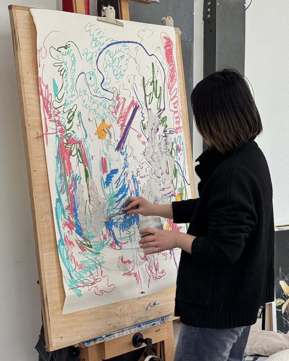 DISEGNO by Veronika WengerInternational Studio Course of Experimental Painting Department Hubei Institute of Fine Arts, Wuhan