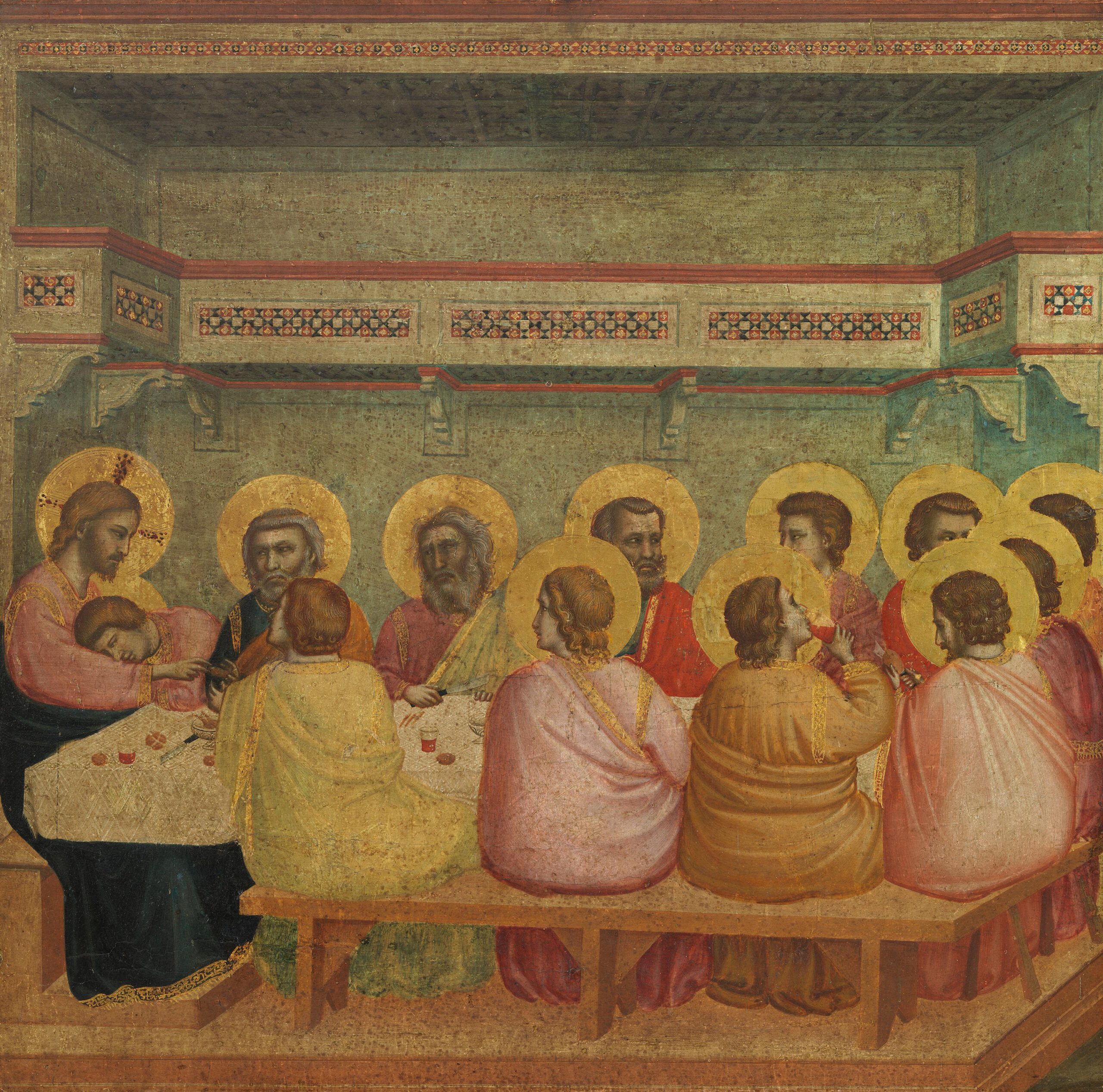 “Last supper”, Giotto di Bondone,ca. 1303/06 vor 1312/13, Bayerische Staatsgemäldesammlung, Alte Pinakothek München