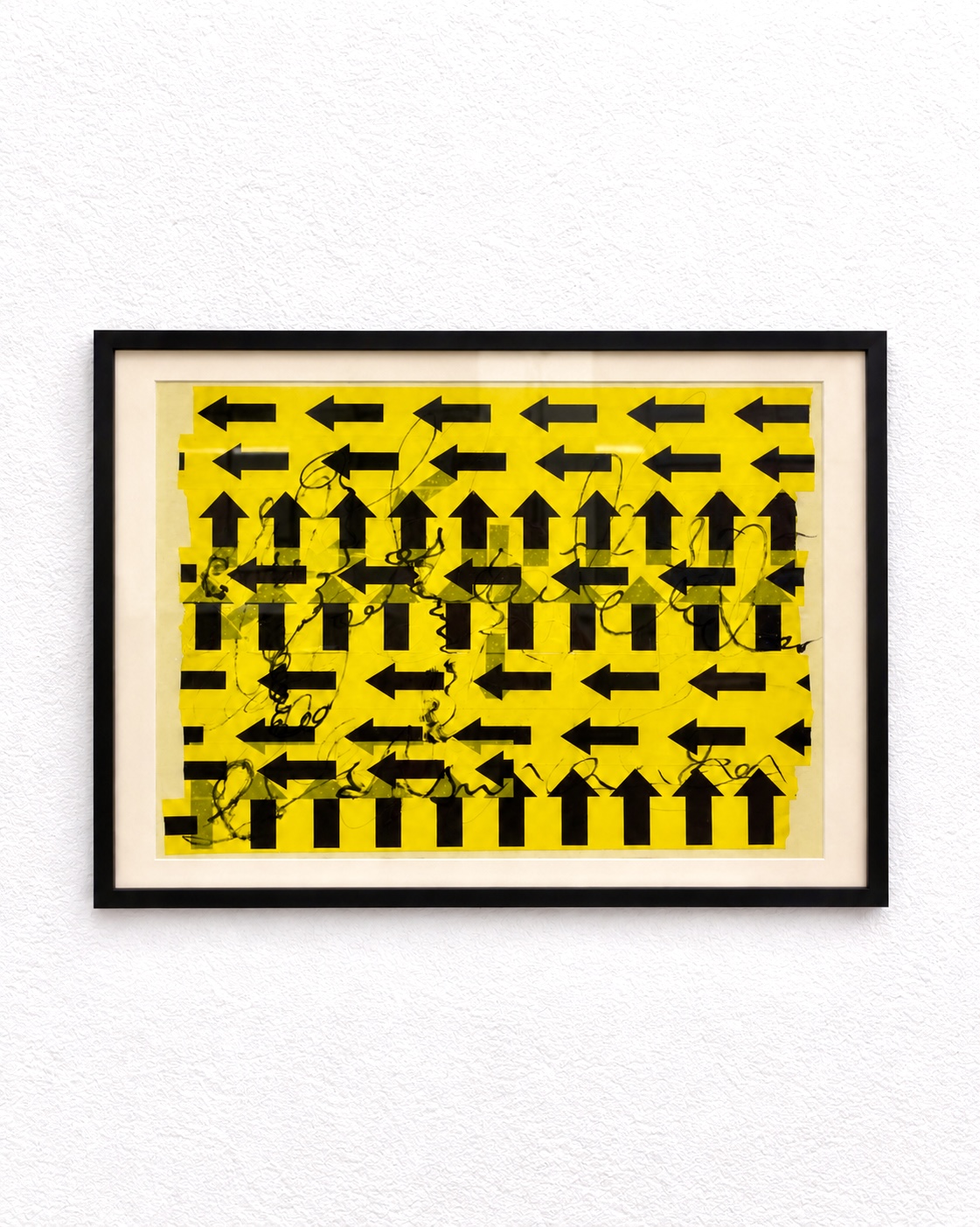 “Garbage”Veronika Wenger, 2026 Marker, tape on paper, 48 cm x 63 cm EST Art Foundation, Leiden 2026 Photo: rhythmsection.de