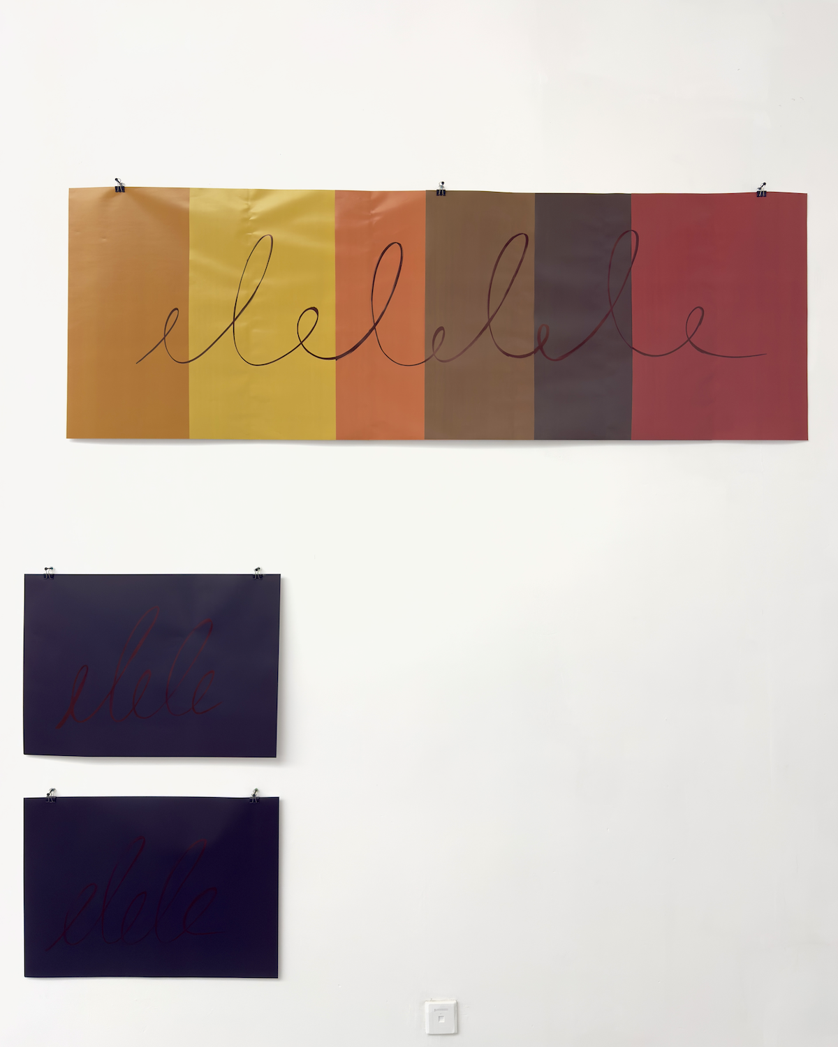 eleleVeronika Wenger 2026
70 x 207cm and 50 x 70 cm, marker on paper
Songshan Lake Boxes Art Museum, Dongguan
Photo: Boxes Art Museum
